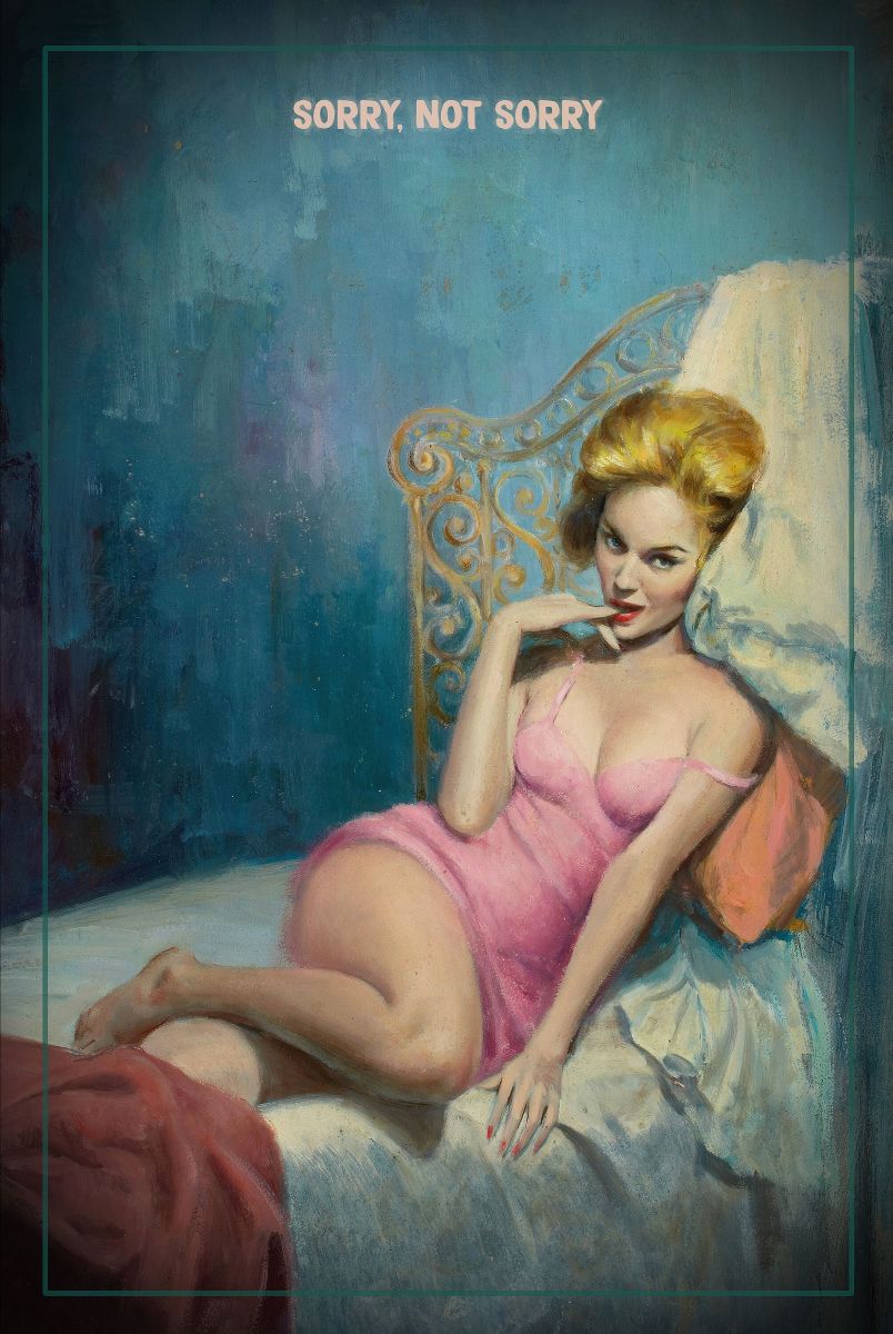 Sam Wolfe - 'Sorry, Not Sorry' - Demi Lovato Tribute Lyrics- Framed Original