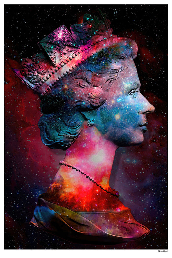 Monica Vincent - 'Space Queen' - Framed Original Artwork
