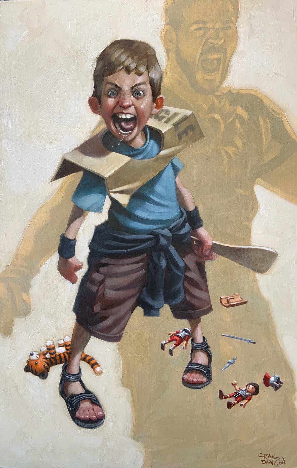 Craig Davison - ' Are You Not Entertained' - Framed Limited Edition