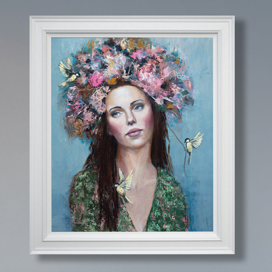 Malin Östlund - ' Bits And Pieces' - Framed Original Art