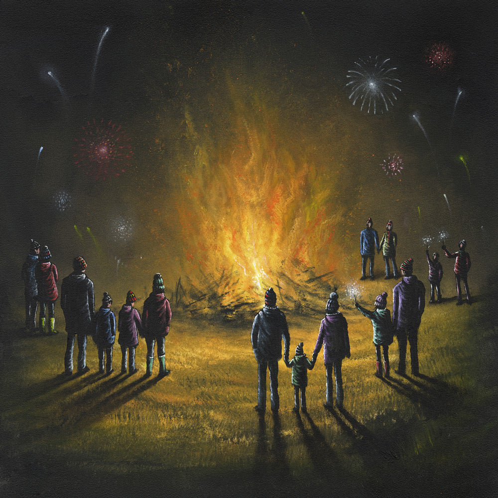 Danny Abrahams - 'Bonfire Toffee' - Framed Limited Edition Art