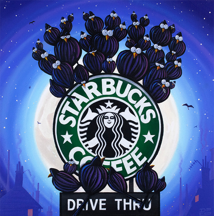 Derrick Fielding- 'Starbeaks' - Framed Original Art