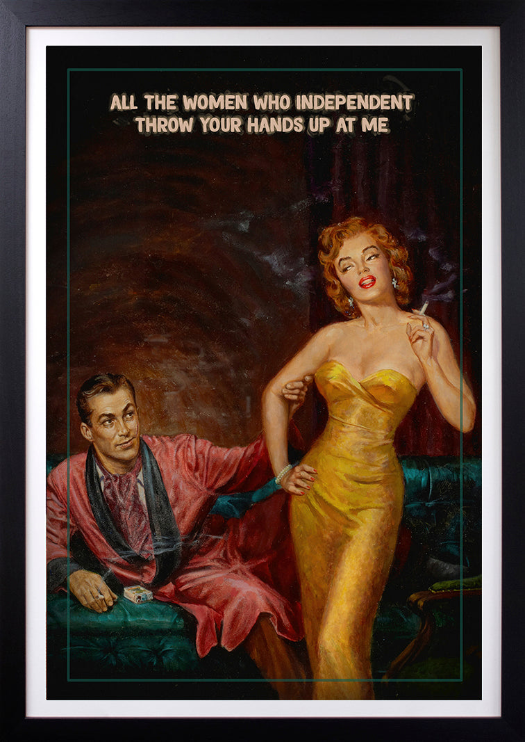 Sam Wolfe - 'Throw Your Hands Up' - Framed Limited Edition