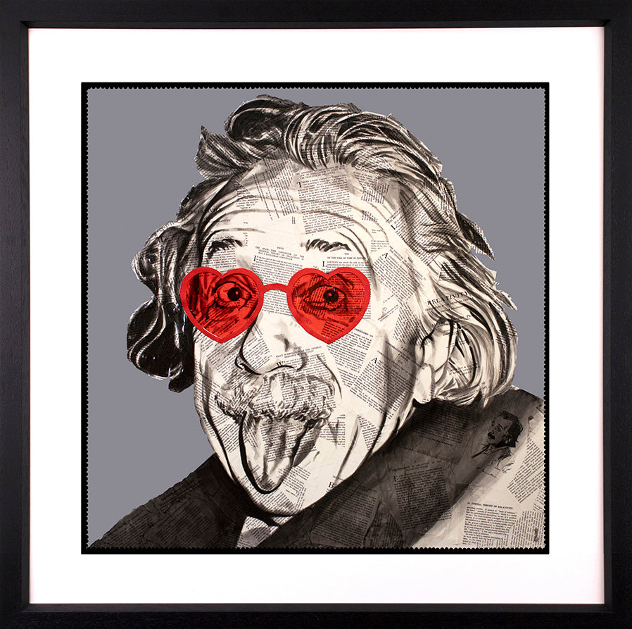 Chess - 'Einstein = MC Squared' - Framed Limited Edition Print