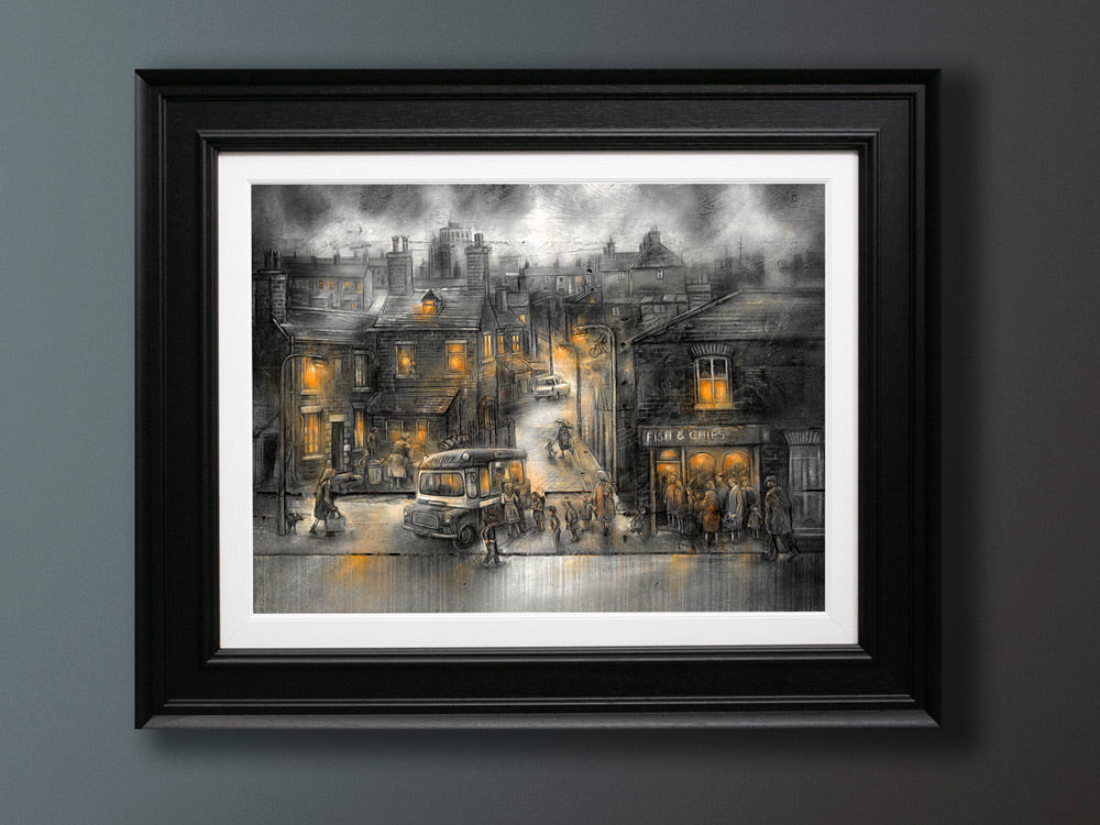 Craig Everett  - 'Chippy Tea'- Framed Limited Edition
