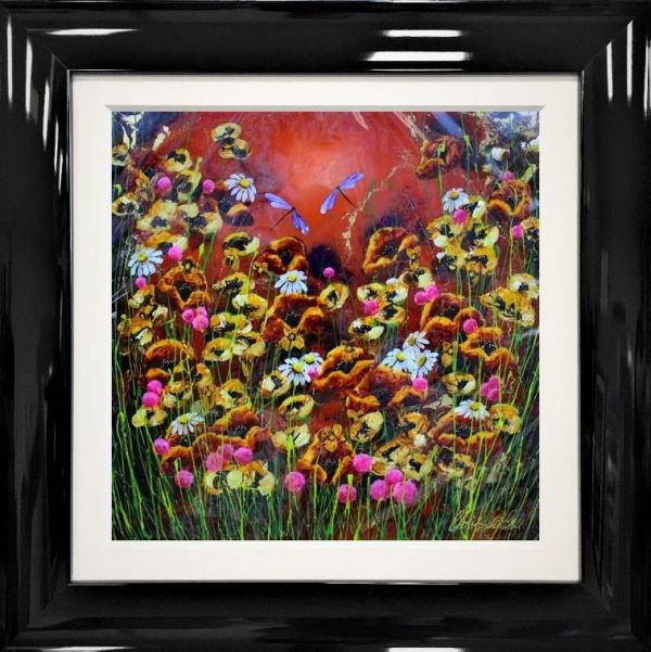 Christopher Bell - 'New Floral Gardens -  Chris Bell' - Framed Original Art