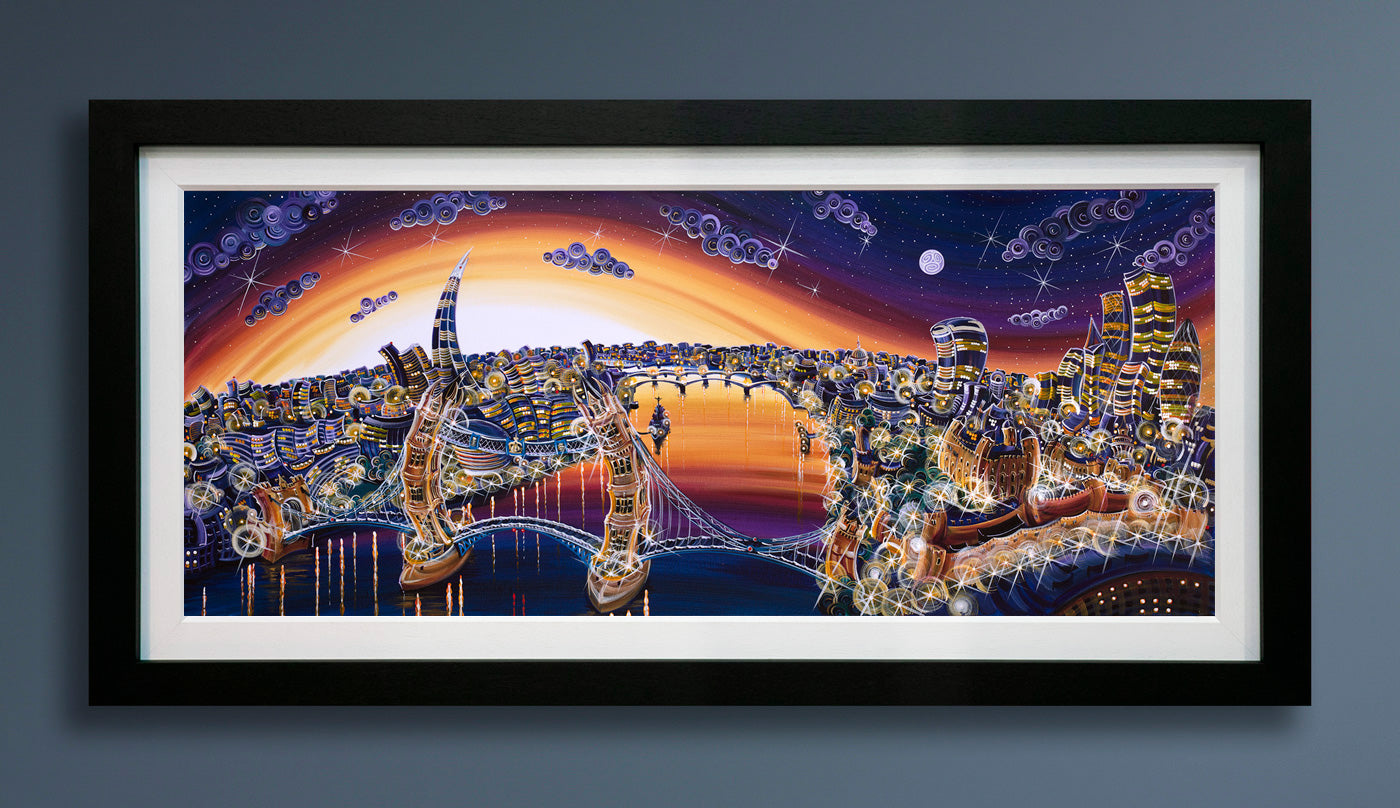 Rayford - 'City Lights' - Framed Original Art