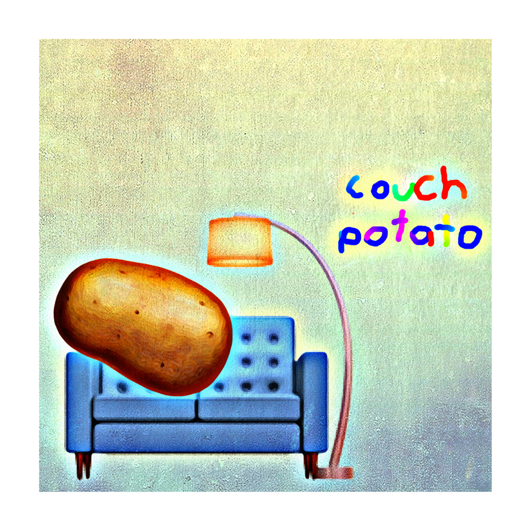 Alex Echo - 'Couch Potato' -  Framed Limited Edition