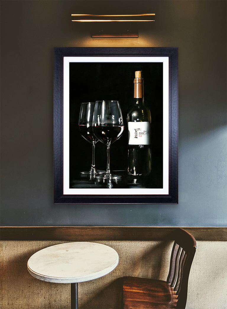 Richard Blunt - 'Partners In Wine' - Framed Limited Edition Art
