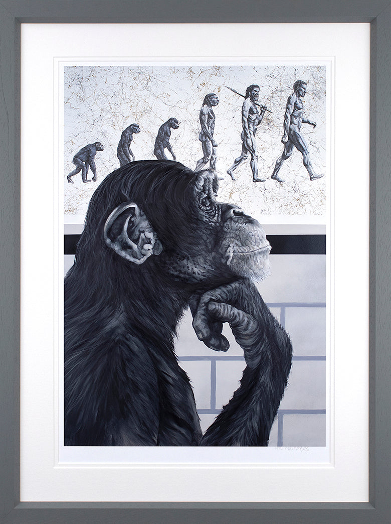 Dean Martin  - ' Devolution Of Evolution ' - Framed Limited Edition Art