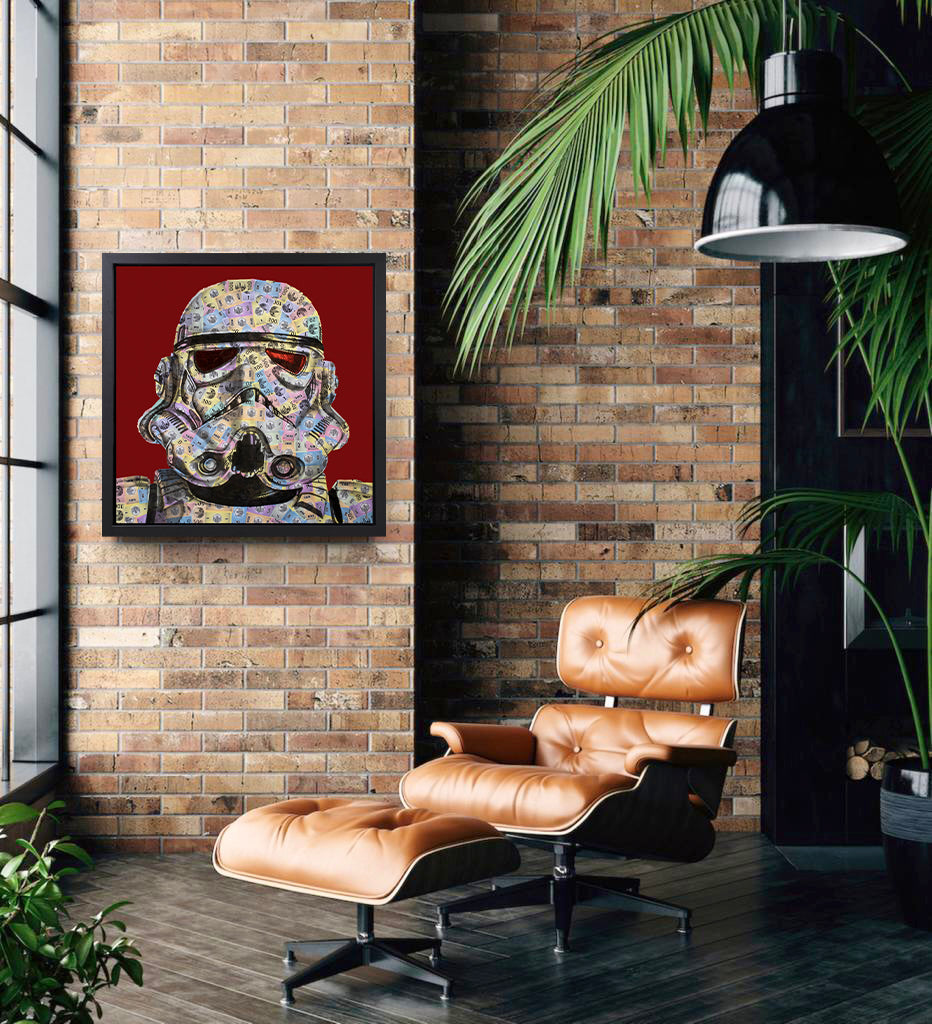 Chess - 'In A Capitalist Galaxy Far, Far, Far Away ' - Framed Limited Edition Print