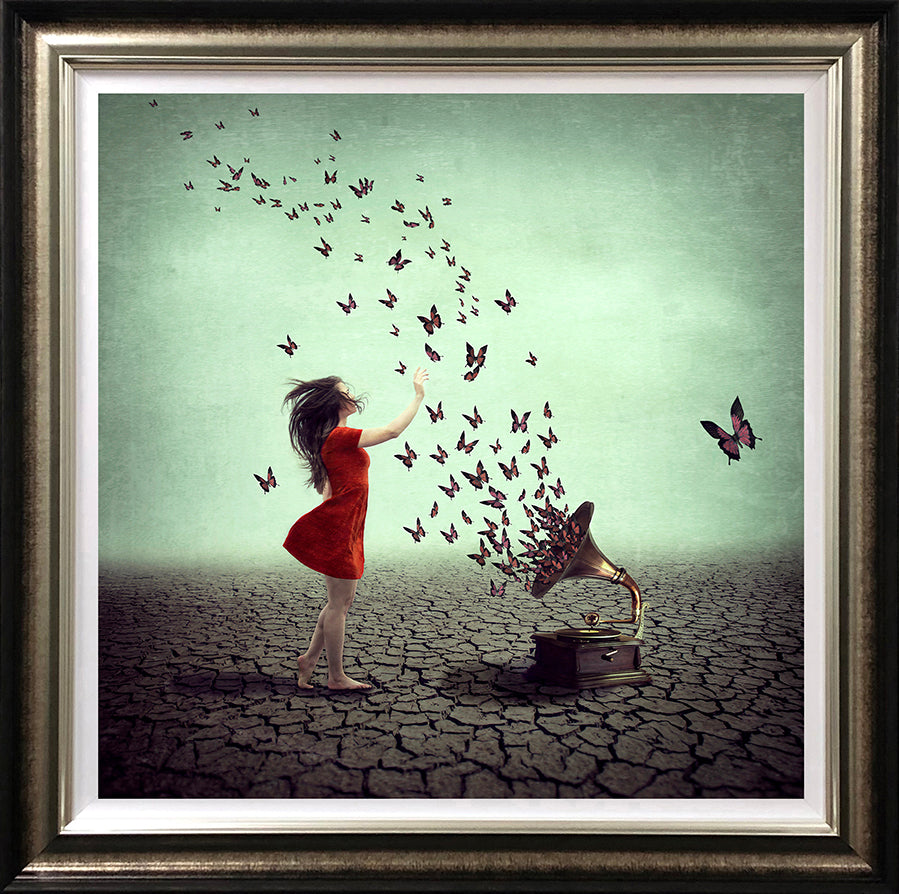 Michelle Mackie - 'A Melody That Flies' - Framed Limited Edition Art