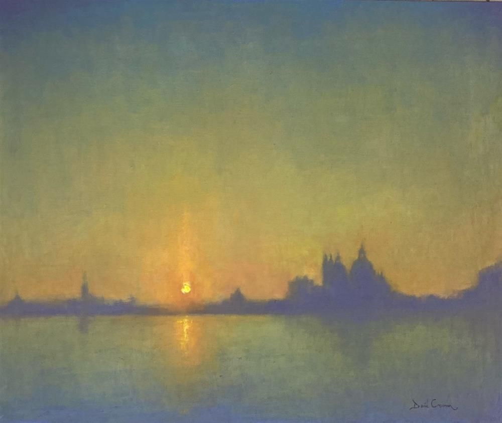 David Cressman - 'Sunset Haze' - Framed Original Oil Painting