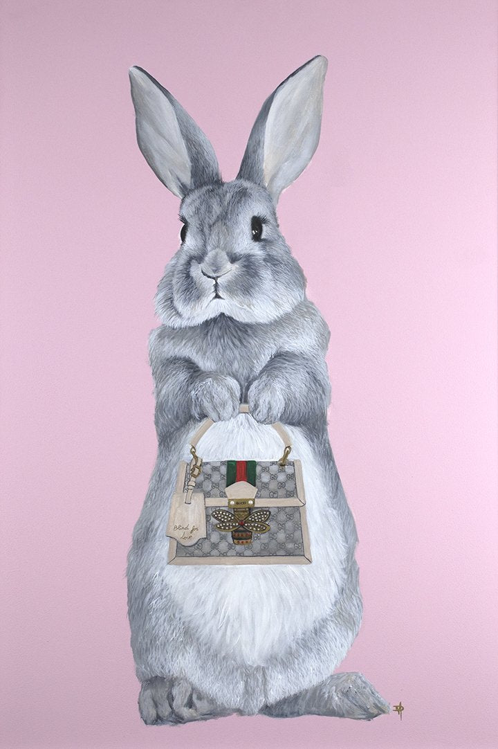 Dean Martin - 'Bunny Girl - Gucci ' - Framed Original Art