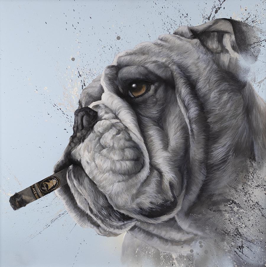 Dean Martin - 'Winston Cigar' - Framed Original Art