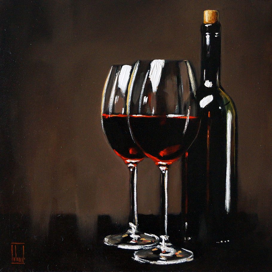 Richard Blunt - 'Wine not?' - Framed Original