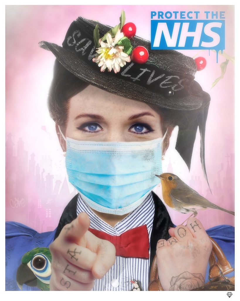 JJ Adams - 'Stay Home - Save Lives' - Framed Limited Edition