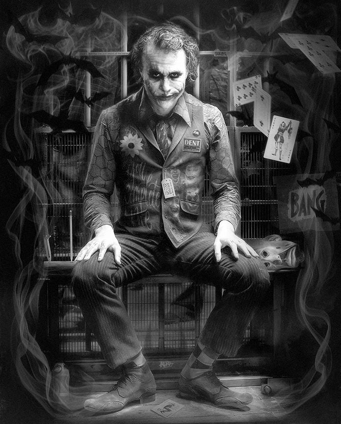 JJ Adams - 'I'm Not A Monster (B&W)' - Framed Original