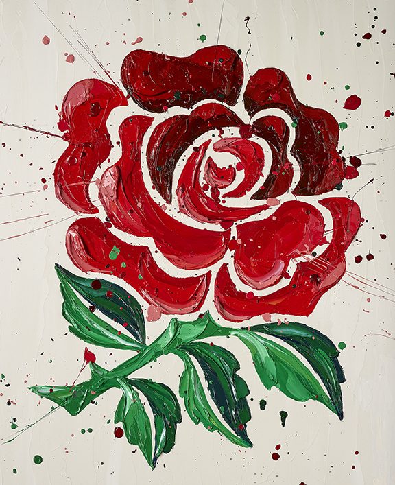Paul Oz  - ' English Rose ' - Framed Limited Edition