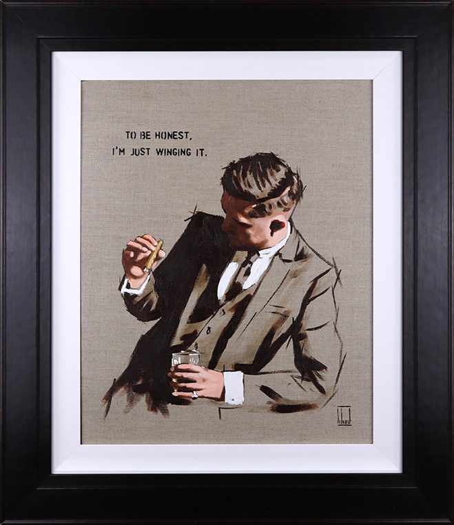 Richard Blunt - 'To Be Honest, I’m Just Winging It - Sketch' - Framed Limited Edition Art