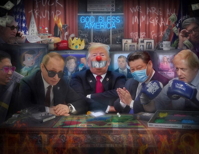 JJ Adams - 'The Great Dicktators' - Framed Limited Edition