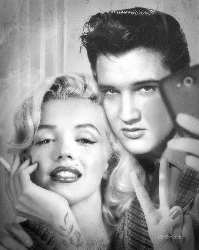 JJ Adams - 'Elvis & Marilyn Photobooth' -  Limited Edition