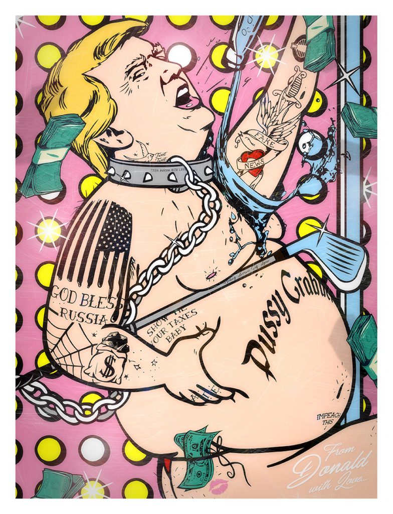 JJ Adams - 'Make America Golf Again' - Framed Original