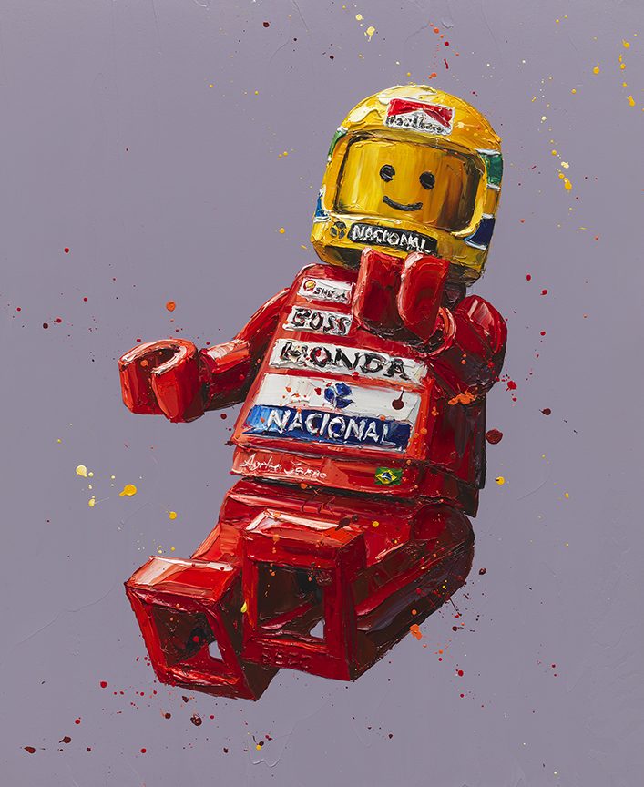 Paul Oz - 'Senna Lego' - Framed Limited Edition
