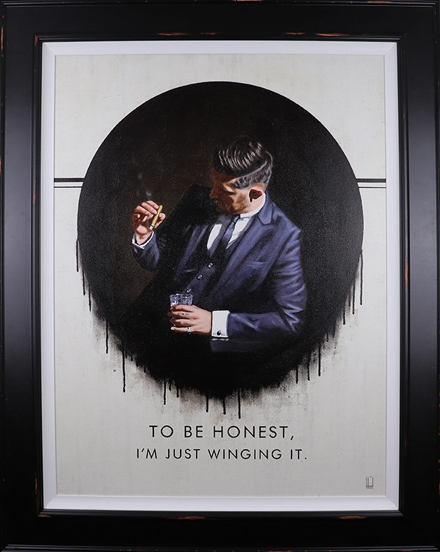 Richard Blunt - 'To Be Honest, I’m Just Winging It' - Framed Limited Edition Art