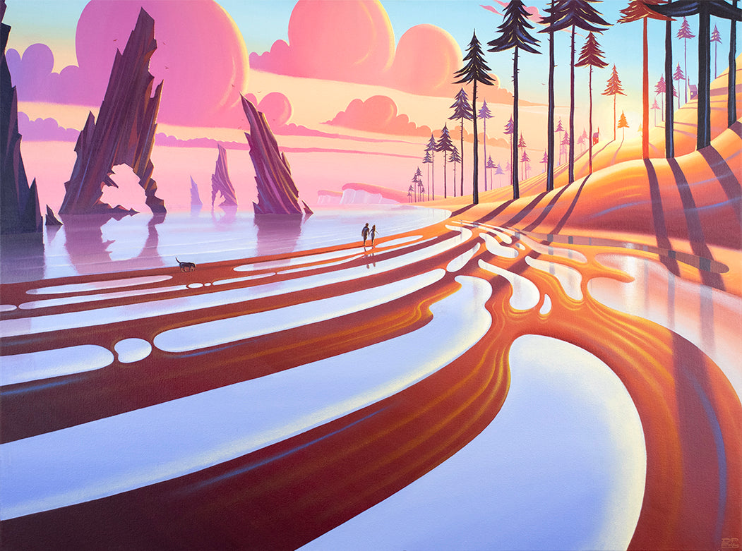 Derrick Fielding- 'My Rock' - Framed Original Art