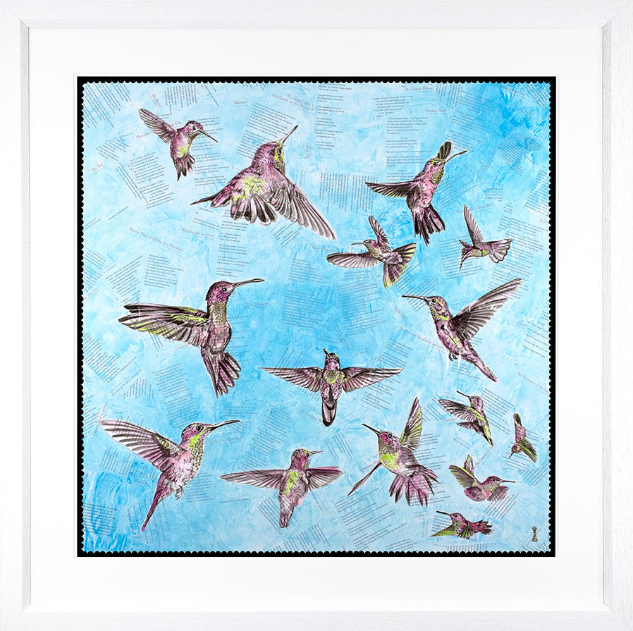 Chess - 'The Breeze- Hummingbirds' - Framed Limited Edition Print