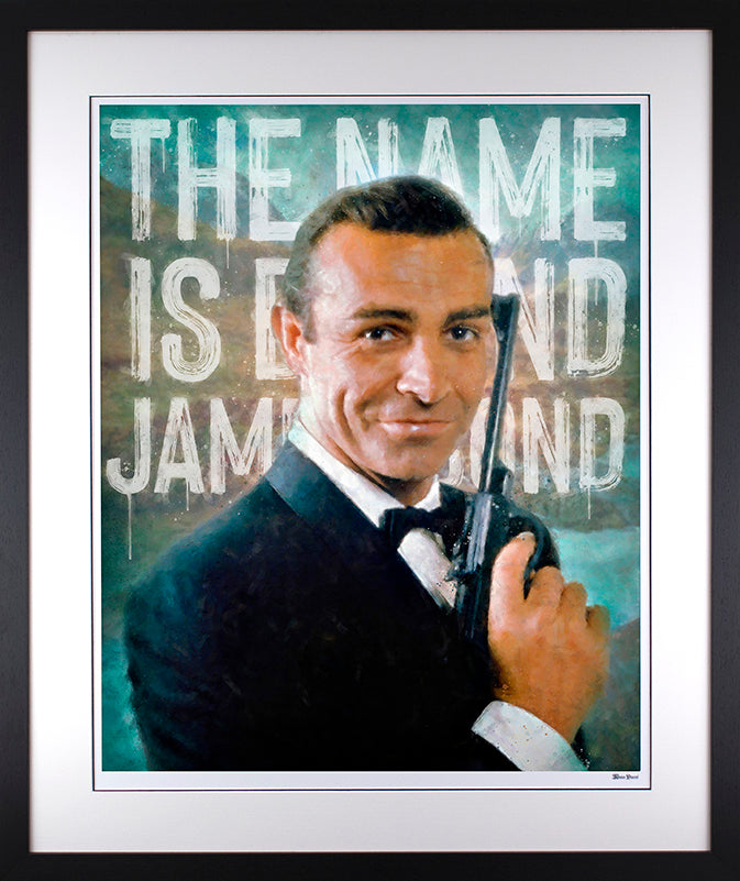 Monica Vincent - 'The Name's Bond' - Framed Limited Edition Print