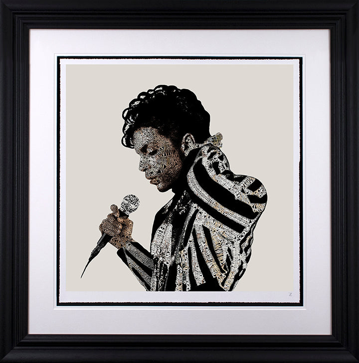 Zee - 'Prince - Cotton Collection' - Framed Limited Edition Art