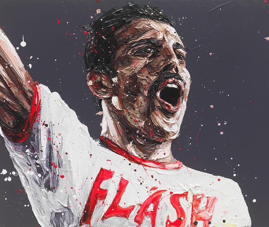 Paul Oz - 'Flash' -  Framed Original