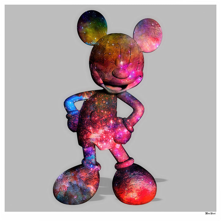 Monica Vincent - 'Nebula Mouse' - Framed Limited Edition Print