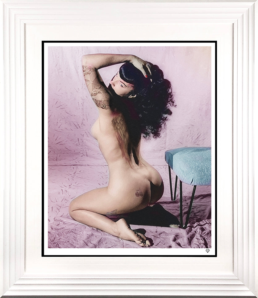 JJ Adams - 'Bettie Page II' (Colour) - Framed Limited Edition