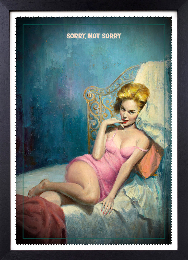 Sam Wolfe - 'Sorry, Not Sorry' - Framed Limited Edition