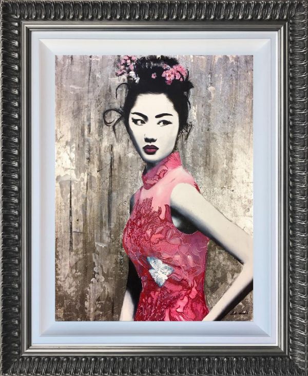 Linda Charles - 'Geisha Couture' - Framed Original Artwork