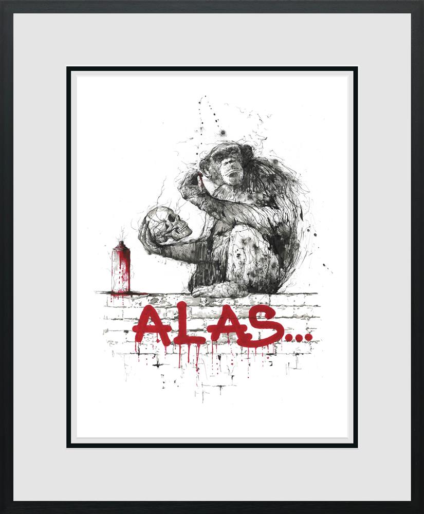 Scott Tetlow - ' Alas' - Framed Limited Edition Print