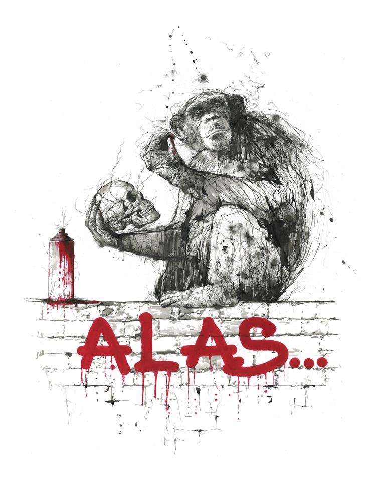 Scott Tetlow - ' Alas' - Framed Limited Edition Print