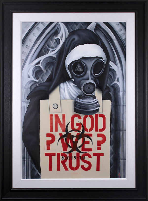 Dean Martin  'In God We Trust'  Framed Original Art