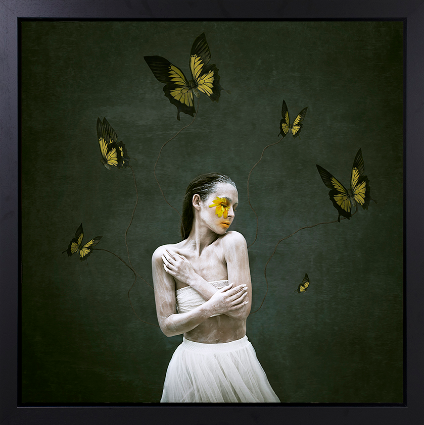 Michelle Mackie - ' Attached ' - Framed Original