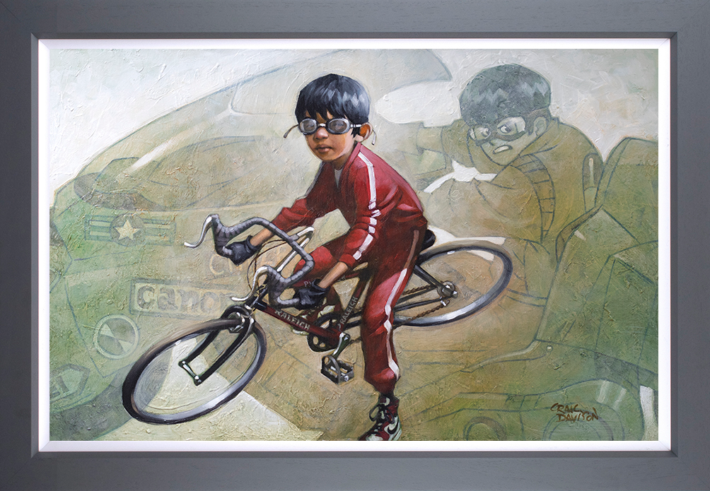Craig Davison - ' Twin Ceramic Rotor Drives On Each Wheel ' - Framed Limited Edition Art