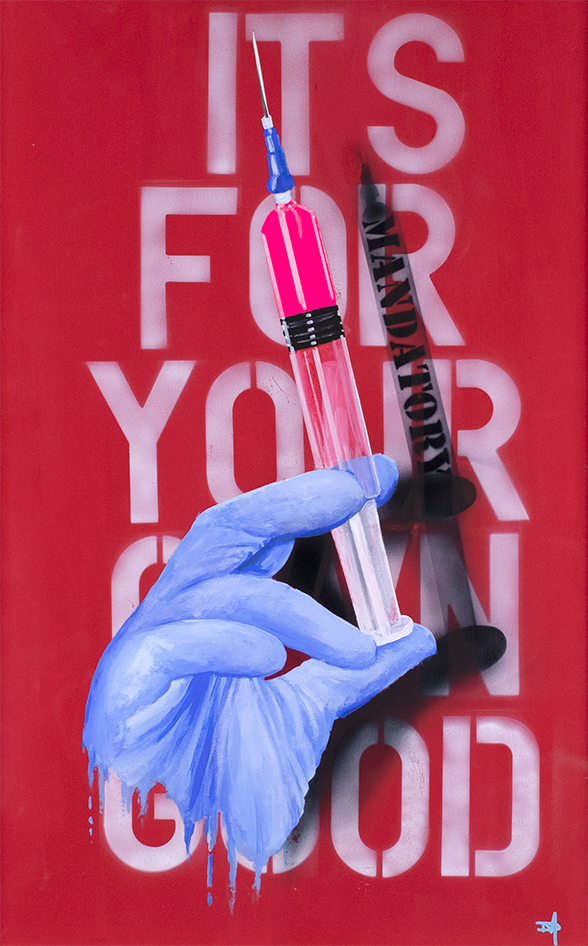 Dean Martin - 'Vaccine' - Framed Original art