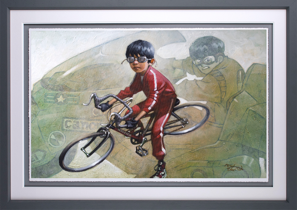Craig Davison - ' Twin Ceramic Rotor Drives On Each Wheel ' - Framed Limited Edition Art