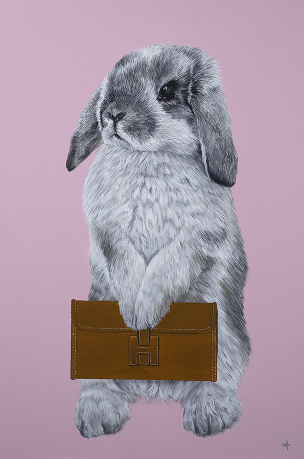 Dean Martin  - ' Bunny Girl Hermes' - Framed Limited Edition Art