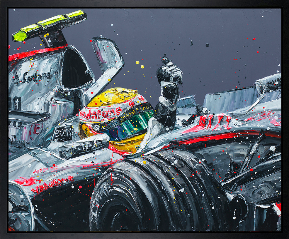Paul Oz  'Lewis McLaren" - Framed Limited Edition (Print & Canvas)