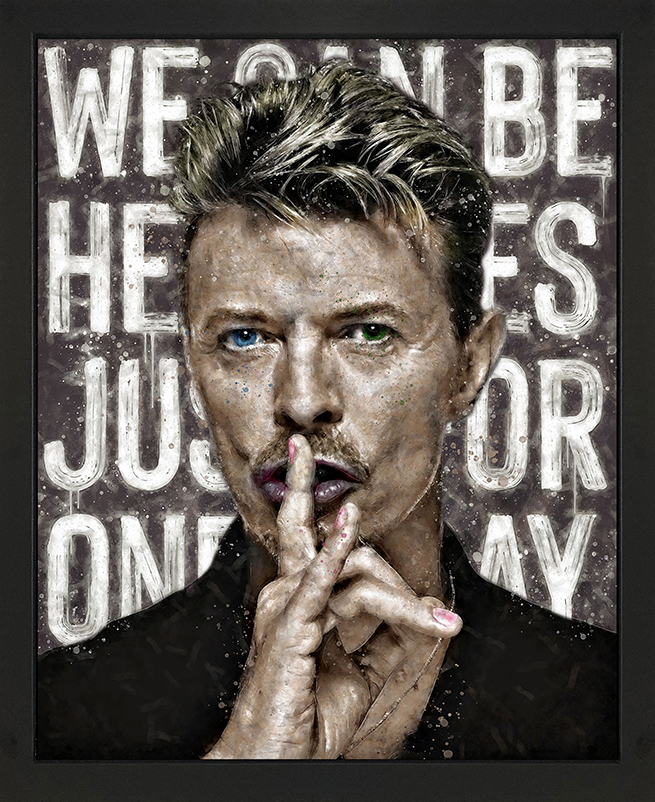 Monica Vincent - 'We Can Be Heroes' - Framed Original Artwork