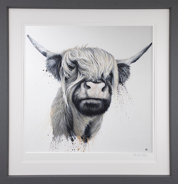 Dean Martin  - 'Highland Cow ' - Framed Original Art