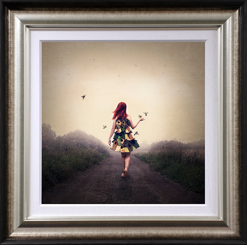 Michelle Mackie - ' Bird Box ' - Framed Limited Edition Art